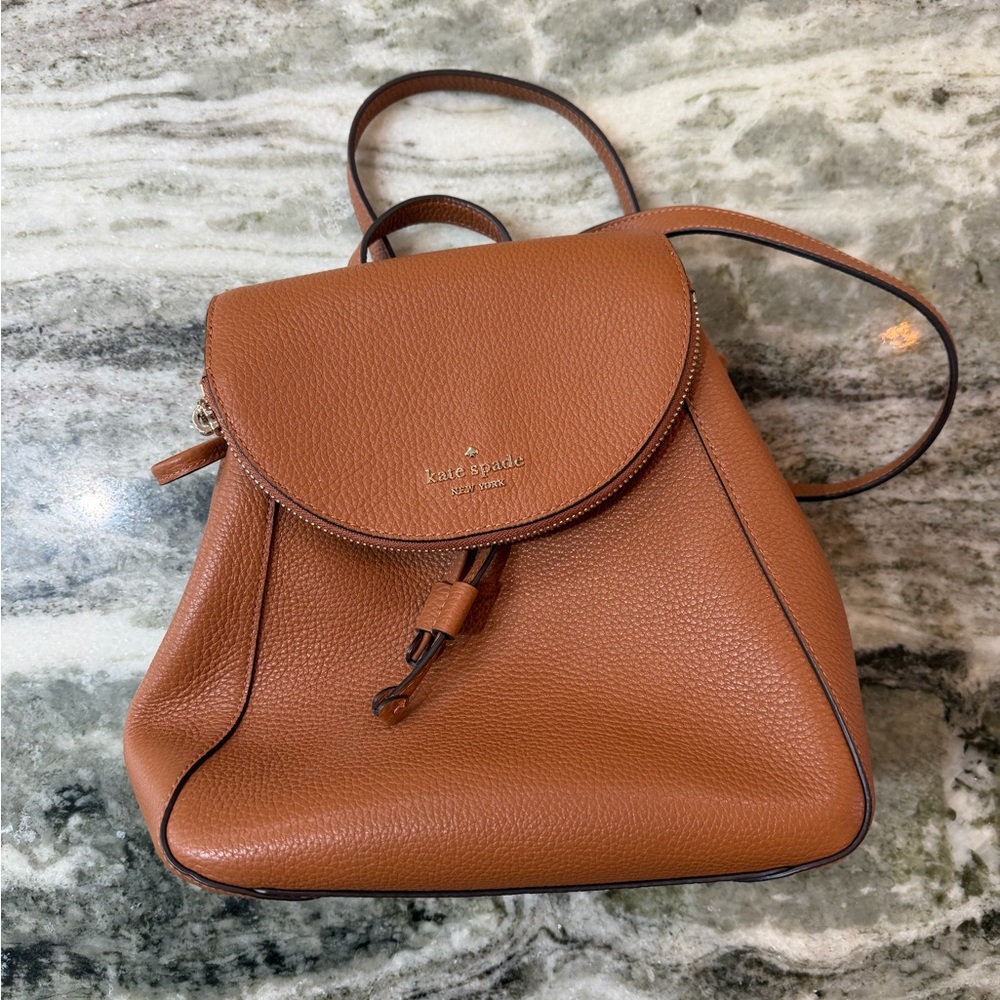 Kate Spade Leila Medium Flap Leather Backpack
NWOT - Picture 2 of 11